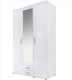 Pol-Power Karl Kleiderschrank 120 x 195 cm in Weiß ab 99,99€ (statt 182€) ABHOLUNG