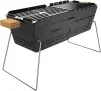 Knister Mobiler Holzkohle-Grill  Ideal Als Camping Grill & Feuerschale Für 2-6 Personen Schwarz für 47,99 € inkl. Versand (statt 69,99 €)