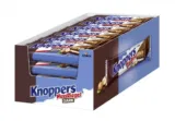 Knoppers NussRiegel Dark – 24 x 40g – Waffelriegel mit Milch- und Nugatcreme für 9,00 € inkl. Prime-Versand (statt 13,50€)