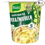 Knorr Kartoffel Snack Pot Speck & Zwiebeln 8er Pack (8x58g) für 9,49 € inkl. Prime-Versand