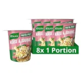 Knorr Pasta Snack Pot Käse & Sahne 8Er Pack (8X 63 G) Ab 4,75 € Inkl. Prime-Versand