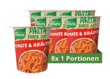 Knorr Pasta Snack Pot Tomate & Kräuter leckere Instant Nudeln fertig in nur 5 Minuten 8 x 69 g für 8,94 € inkl. Prime-Versand