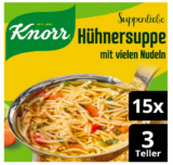 Knorr Suppenliebe Hühnersuppe 15 x 3 Teller für 10,35 € inkl. Prime Versand (statt 14,85 €)