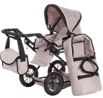 Knorrtoys 63124 – Puppenwagen Ruby – beige