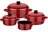 GSW Kochtopf-Set 7-tlg. Shadow Stahl-Emaille für nur 15,94 € statt 55 €!