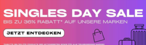 Kofferworld Singles Day: Bis zu 41 % Rabatt auf ausgewählte Artikel