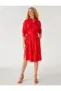 Koton Wickelschnitt Kleid in Rot (Gr. 34 bis 38) für 10,46 € inkl. Versand