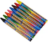 Kredki woskowe 8 kolorów (Wachsmalfarben) für 0,28 € inkl. Versand
