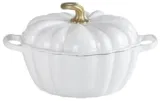 LE CREUSET Kürbis-Bräter 24cm Weiß HALLOWEEN für 199,00 € inkl. Versand