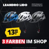 LEANDRO LIDO Freno High Tech Performance Radsport Fahrrad Helm (3 Farben) für 18,94 € inkl. Versand