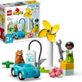 LEGO (10985) DUPLO Town Windrad und Elektroauto für 4,99 € inkl. Prime-Versand (statt 9,99 €)