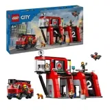 Lego City – Feuerwehrstation Mit Drehleiterfahrzeug (60414) Für 45,94 € Inkl. Versand