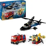 LEGO City – Kombinationsset mit Hubschrauber, Löschauto und U-Boot (60462) für 37,90 € inkl. Prime-Versand