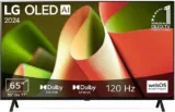 LG OLED65B4ELA TV 165 cm (OLED,65 Zoll, Modelljahr 2024, 4K AI-Prozessor, webOS 24, Dolby Vision, bis zu 120Hz) für 875 € inkl. Versand