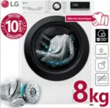 LG Waschmaschine F4WV408S0, 8 kg 1400 U/min Direktantrieb Dampf Frontlader AI DD Inverter für 379€ inkl. Versand