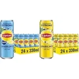 Lipton Ice Tea Sparkling Zero Einweg Dosen & Lipton Ice Tea Sparkling Eistee Mit Kohlensäure Und Zitronen Geschmack Einweg Dose 24Er Pack (24 X 0,33 L) Für 29,98 € Inkl. Prime-Versand (Statt 47,52 €)