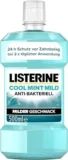 LISTERINE Cool Mint Mild antibakterielle Mundspülung 500 ml ab 2,63 € inkl. Prime-Versand