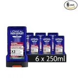 L’Oréal Men Expert Hydra Hyaluronic Duschgel & Shampoo 6er Pack (6 x 250 ml) ab 9,55 € inkl. Prime-Versand