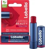Labello Caring Beauty Red Lippenpflegestift mit Farbe und Sonnenschutz LSF 30 (4.8g)