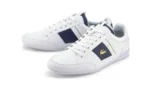 Lacoste Chaymon 120 1 Herren-Sneaker in weiß/blau [Gr. 41 bis 45] – für 77,35€ inkl. Versand statt 100€