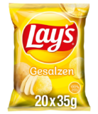 Lay’s Gesalzen – Knusprig gesalzene Kartoffelchips für eine gelungene Party (20 x 35g) ab 9,89 € inkl. Prime-Versand (statt 14,49 €)