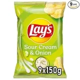 Lay’S Sour Cream & Onion 9Er Pack (9 X 150G) Für 12,49 € Inkl. Prime-Versand