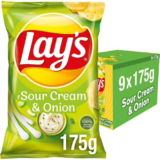 Lay’s Sour Cream & Onion  9er-Pack (9 x 175g) ab 12,16 € inkl. Prime-Versand