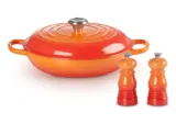 Le Creuset Signature Gusseisen Gourmet-Profitopf + Kleines Mühlenset für 194,99 € inkl. Prime-Versand (statt 250,39 €)