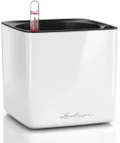 Lechuza CUBE Glossy 14 Blumentopf mit Bewässerungssystem