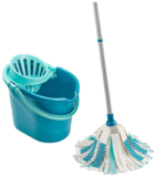 Leifheit Set Power Mop 3-in-1 mit saugstarken Fasern, komplettes Wischset mit Wischmopp und Eimer für 15,99 € inkl. Prime-Versand