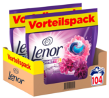 Lenor Waschmittel PODS All-in-1, 104 Waschladungen für 20,75 € inkl. Prime Versand (statt 30,00 €)