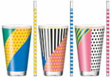 Leonardo Becherset 6-tlg. BRERA (3 Gläser + 3 Glasstrohhalme) für 9,95 € inkl. Versand (statt 19,95 €)