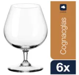 Leonardo Ciao+ Cognac-,  spülmaschinenfeste Weinbrand-Gläser, 6er Set, 400 ml, 061454 für 18,88 € (statt 26,39 €)