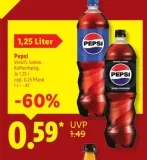 Pepsi 1,25 L Vers. Sorten Bei Lidl Für 0,59 € (23.–28. März) 🥤