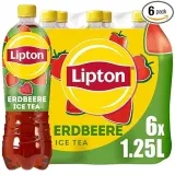 Lipton Ice Tea Strawberry Eistee 6Er Pack (6 X 1,25 L) Für 6,99 € Inkl. Prime-Versand Zzgl. Pfand (Statt 10,14 €)
