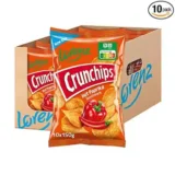 Lorenz Snack World Crunchips Hot Paprika 10er Pack (10 x 150 g) ab 9,44 € inkl. Prime-Versand
