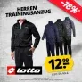 Lotto Herren Trainingsanzug (3 Farben, Gr. M bis 2XL) für 17,94 € inkl. Versand