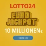 Lotto24 Neukunden: 2 Felder Eurojackpot Für 1 € (Statt 4,60 €) | Aktuell 10 Mio. € Im Jackpot