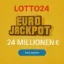 Lotto24 Neukunden: 2 Felder EuroJackpot für 1 € (statt 4,60 €) | aktuell 24 Mio. € im Jackpot