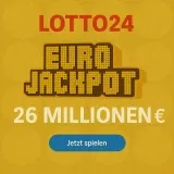 Lotto24 Neukunden: 2 Felder Eurojackpot Für 1 € (Statt 5,20 €) | Aktuell 26 Mio. € Im Jackpot
