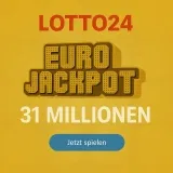 Lotto24 Neukunden: 2 Felder Eurojackpot Für 1 € (Statt 4,60 €) | Aktuell 31  Mio. € Im Jackpot