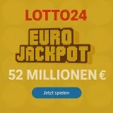 Lotto24 Neukunden: 2 Felder Eurojackpot Für 1 € (Statt 5,20 €) | Aktuell 52 Mio. € Im Jackpot