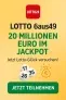 Lotto24 Neukunden: 3 Felder Lotto 6aus49 für 1 € (statt 4,70 €) | aktuell 20 Millionen Euro im Jackpot