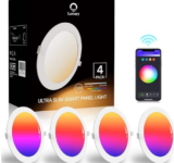 4er Pack Lumary RGBWW LED Einbaustrahler (18 W, Smart WLAN Deckenspots, Dimmbar LED, 2700K-6500K, Kompatibel mit Alexa Google Home, App-Steuerung) für 29,99 € inkl. Prime-Versand (statt 60€)