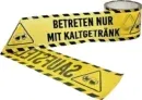 Lustiges Party-Absperrband Saufstelle 50m Flatterband für 9,99 € inkl. Prime-Versand