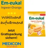 Gratis: Packung Em-eukal Bonbons ( Milde Minze oder Ingwer Orange)