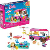 MEGA Barbie MEGA Construx GWR35 – Barbie Abenteuer Traumwohnmobil Bauset mit 123 Bausteinen für 12,69 € inkl. Prime-Versand (statt 18,99 €)