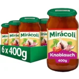 MIRÁCOLI Pasta Sauce Knoblauch 6 Gläser (6 x 400g) ab 9,94 € inkl. Prime-Versand
