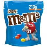 M&M’S Crispy Schokolinsen mit Knusperkern 213g ab 2,20 € inkl. Prime-Versand