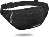 MOBIUSPHY Bauchtasche Damen Herren Gürteltasche Hüfttasche Handytasche Sport Laufgürtel Schwarz für 4,95 € inkl. Prime-Versand (statt 9,89 €)